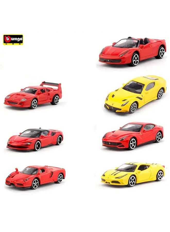 Ferrari F12 1 64 Scale Zinc Alloy Model Car Red Yellow Collectible Toy Gift - Image 2