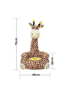 AIWANTO Cute Giraffe Portable Sofa Seat for Kids  - Image 2