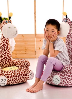 AIWANTO Cute Giraffe Portable Sofa Seat for Kids  - Image 5