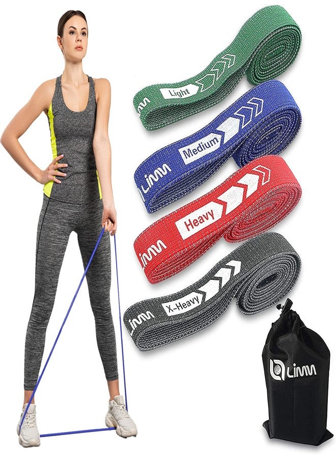 Limm Long Resistance Bands Fabric Band - Pull Up Bands for Working Out - Workout Bands Resistance for Women and Men - Pull Up Assistance Bands for Resistance & Strength Training, Home Workouts - Image 1