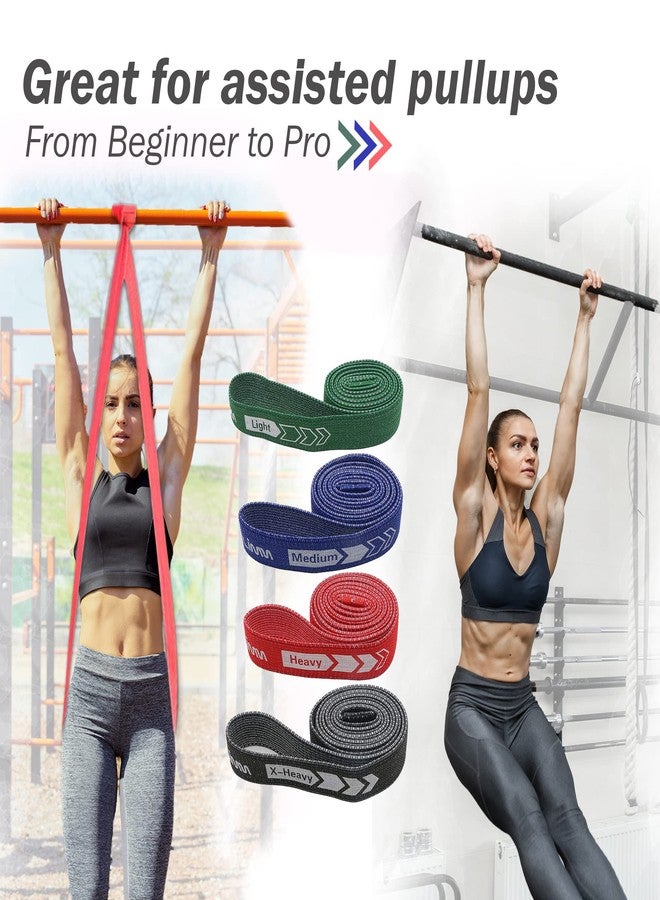 Limm Long Resistance Bands Fabric Band - Pull Up Bands for Working Out - Workout Bands Resistance for Women and Men - Pull Up Assistance Bands for Resistance & Strength Training, Home Workouts - Image 2