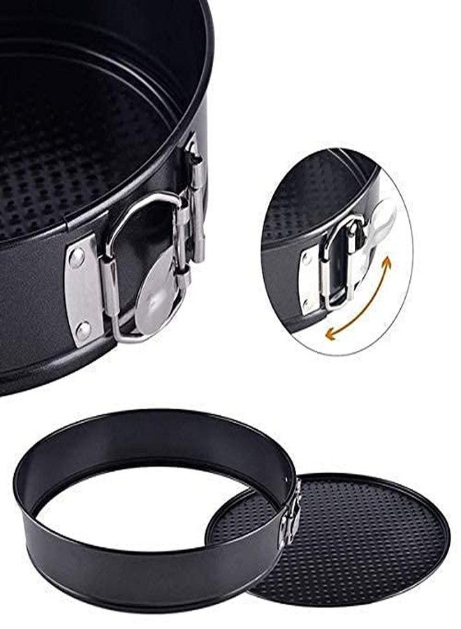 Kosh - Perfect Baking Tools for Beginners or Experts- Bakeware Cake Mould Non-Stick Teflon Coated Carbon Steel Cake Mold/Baking Tray/Tin/Pan - 1 pc (3 PC Round Cake Mould) - Image 2