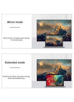 MOWSIL DisplayPort to VGA Adapter, DisplayPort Input to VGA Output Adapter Compatible for Lenovo Dell HP and other Brand Gold-Plated Connectors, Aluminium Shell&Nylon Cable  - Image 4