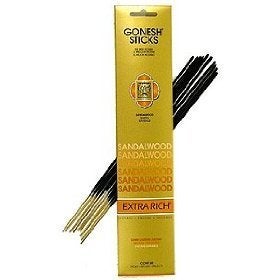 Gonesh Incense Sticks Extra Rich Collection - Sandalwood 5 Packs (100 Total) - Image 3