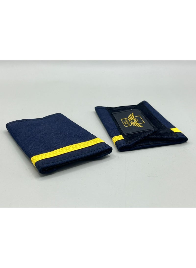 Pro Pilot zone Cabin Crew Epaulettes – 1 Gold Stripe - Image 2