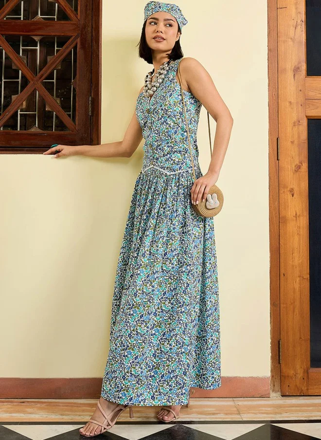 SASSAFRAS Floral Printed Co-Ord Set for Women