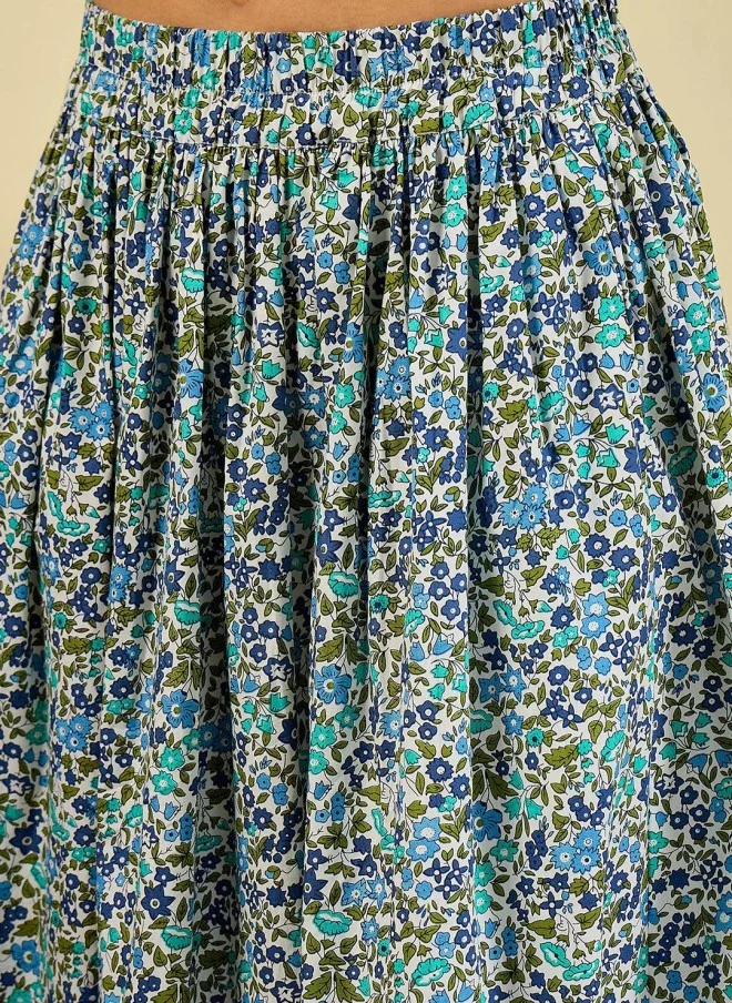 SASSAFRAS Floral Printed Co-Ord Set for Women