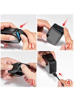 SOLDOUT Flip Battery Side Cover Removable Battery Door Lid Replacement Charging Case Port Compatible with GoPro Hero 11 10 9 Go Pro Accessories  - Image 5