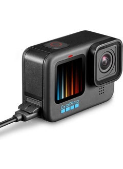 SOLDOUT Flip Battery Side Cover Removable Battery Door Lid Replacement Charging Case Port Compatible with GoPro Hero 11 10 9 Go Pro Accessories  - Image 3