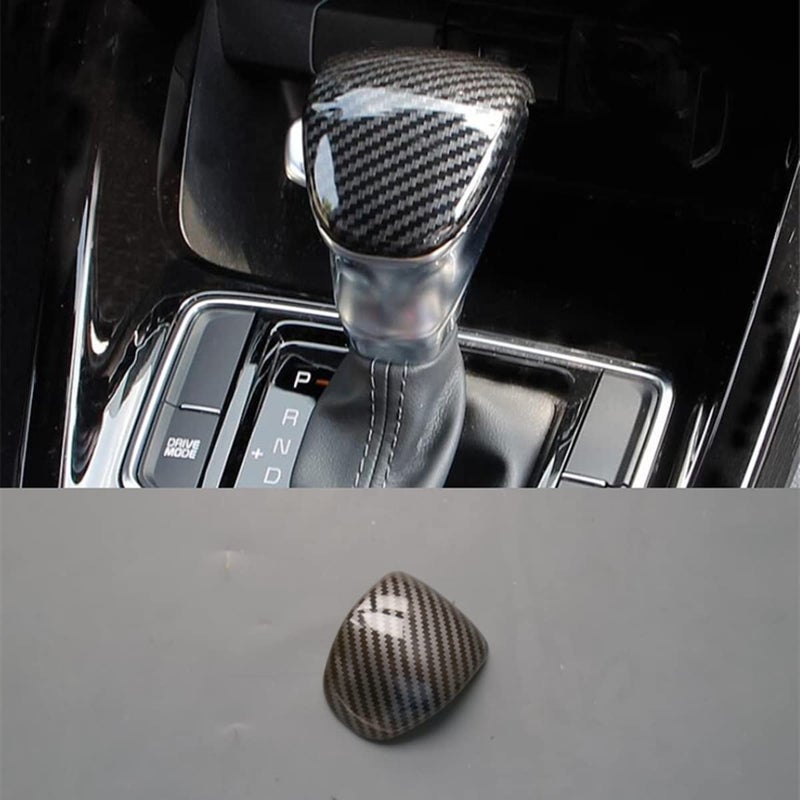 ZiWen New Interior Trim Gear Shift Knob Cover Accessories for KIA Seltos 2021 2022 2023 2024 2025 Forte 2019 2020 2021 2022 2023 2024 Carbon Fiber Print