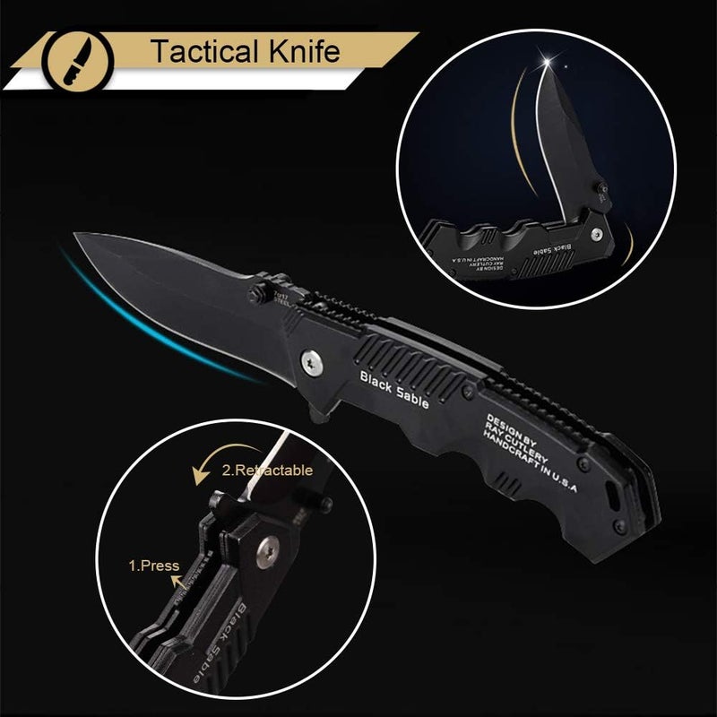 EMDMAK Gifts for Men Dad Husband Boyfriend, Survival Gear and Equipment 15 in 1, Outdoor Emergency Survival Kit, Camping Hunting Fishing Christmas Birthday Gifts Ideas for Him Teen Boy Cool Gadget - Image 3