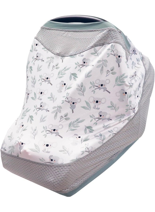 Boppy 4 and More Multi-use Cover | Koala Bear Babies | Quick Drying UPF 50+ Knit Fabric and Breathable Mesh | Car Seat Canopy, Nursing Cover, Shopping Cart Cover, High Chair Cover and More - Image 1