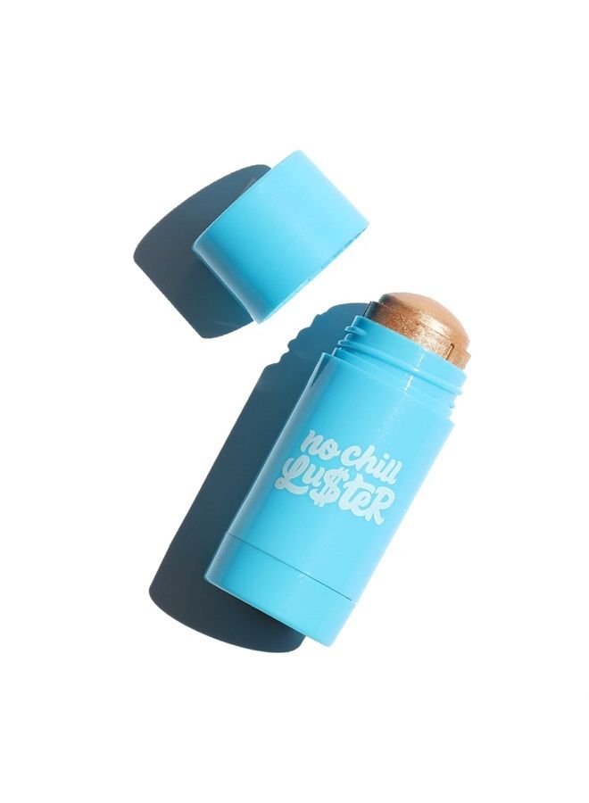 Half Caked No Chill Luster Sticklighter | vegan & cruelty-free, clean beauty, fragrance-free, glass skin finish | 13g (Mood Ring)  - Image 1