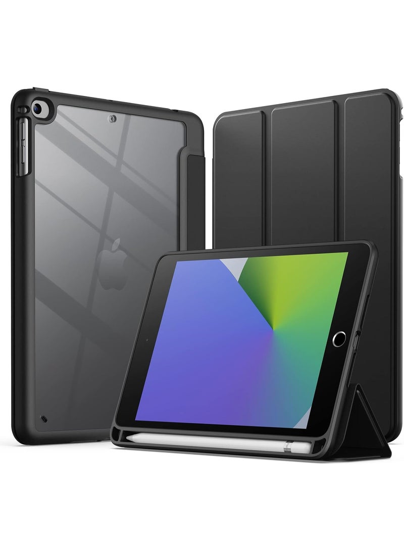 erorex iPad Mini 5/4 Case with Pencil Holder – Clear Back & Smart Cover - Image 1