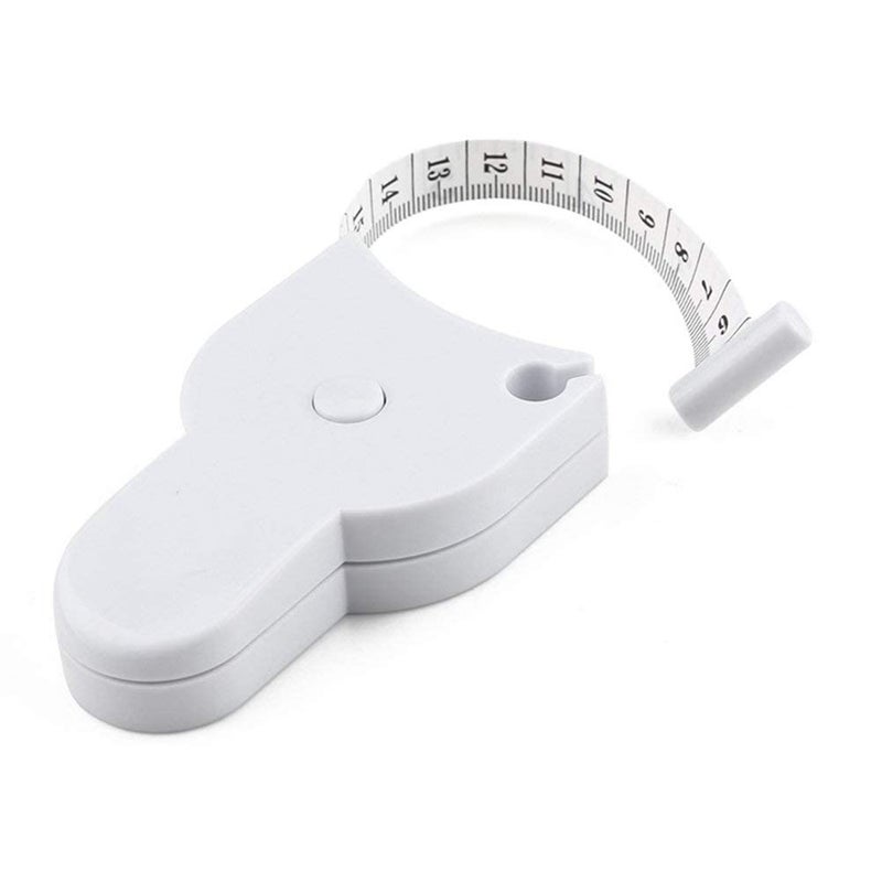 Lampostick Body Measuring Tape Retractable inch tape for measurement for body with Lock Pin and Push Button 150cm Tape Measure for Fat Measurement and Weight Loss Sewing Tape Tailor Tape  - Image 1