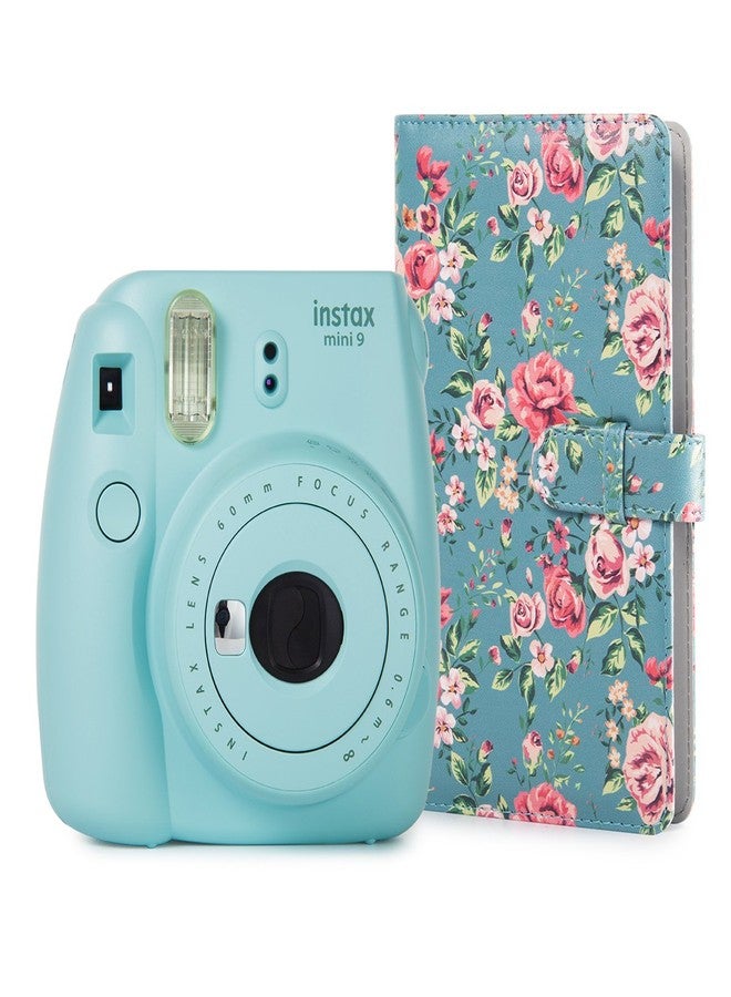 كايول ألبوم صور صغير من CAIUL Flower بـ 96 جيبًا مع غطاء من الجلد الصناعي، مناسب لأفلام Fujifilm Instax Mini 9 و8 و8+ و70 و7s و90 و25 و26 و50s. - Image 3