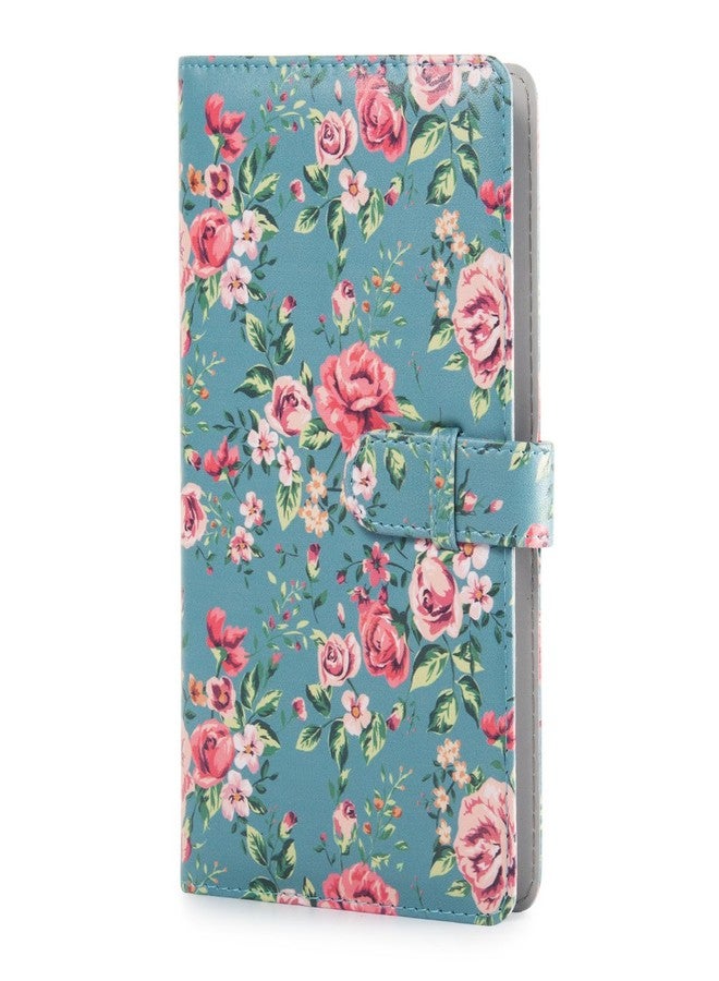كايول ألبوم صور صغير من CAIUL Flower بـ 96 جيبًا مع غطاء من الجلد الصناعي، مناسب لأفلام Fujifilm Instax Mini 9 و8 و8+ و70 و7s و90 و25 و26 و50s. - Image 1