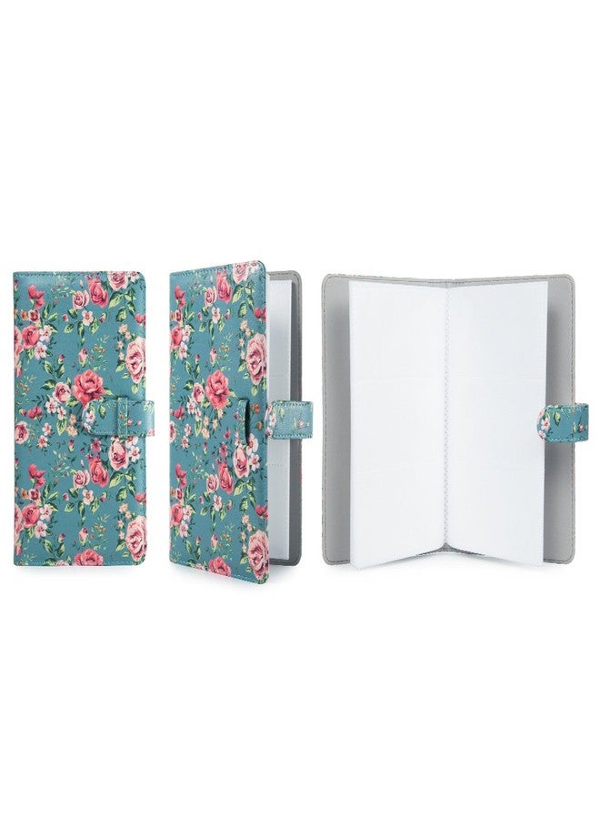 كايول ألبوم صور صغير من CAIUL Flower بـ 96 جيبًا مع غطاء من الجلد الصناعي، مناسب لأفلام Fujifilm Instax Mini 9 و8 و8+ و70 و7s و90 و25 و26 و50s. - Image 2