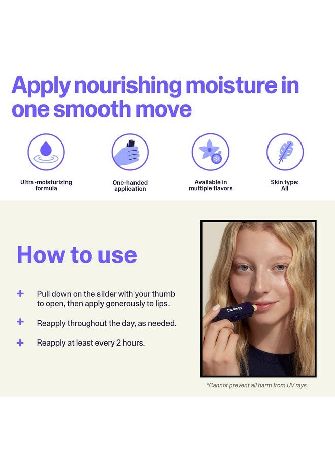 Curology Lip Balm SPF 30 Sunscreen, Nourishing Hydration with Shea Butter for Dry Chapped Lips, Unscented - Image 3