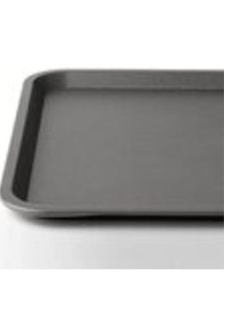 آيكيا فراكتا صينية تقديم رمادي البولي بروبلين مستطيل 37X29 - Image 2