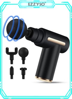 EzzySo Mini Massage Gun Percussion Deep Tissues Muscle Massager Gun With 6 Speeds Massage Device Super Quiet Portable Electric Handheld Body Massager For Back Neck Pain Relief  - Image 1