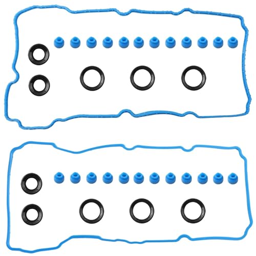 Dtomi Valve Cover Gasket Set Compatible with Ford Lincoln Vehicle Edge Explorer F150 F150 20112020 Transit 150 250 350 MKS MKT MKX MKZ 20152017 35L 37L V6 Replaces VS 50814 R VS50814R VS50722 - Image 1