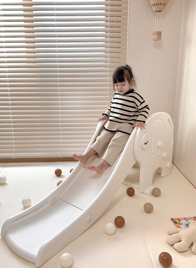 بايي شريحة 2 في 1 للأطفال الصغار، شرائح مع شرائح طويلة للغاية، مع تصميم جدار التسلق، مجموعة لعب متسلق للأطفال للاستخدام الداخلي والخارجي، شريحة للأطفال من سن 1 إلى 5 سنوات - Image 2