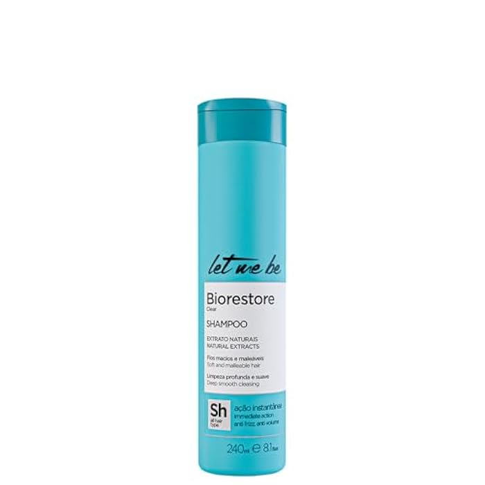 Let Me Be Biorestore Clear Duo – Shampoo & Conditioner Set (2x240ml / 8.1 fl.oz) – Anti-Frizz & Anti-Volume Daily Hair Care – Nourishing Formula for Soft, Smooth, and Manageable Hair - Image 2