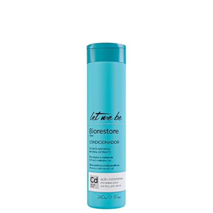 Let Me Be Biorestore Clear Duo – Shampoo & Conditioner Set (2x240ml / 8.1 fl.oz) – Anti-Frizz & Anti-Volume Daily Hair Care – Nourishing Formula for Soft, Smooth, and Manageable Hair - Image 3
