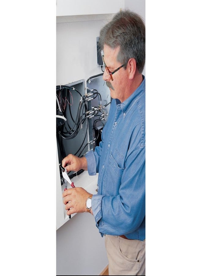 Klein Tools J228-8 Pliers, Made in USA, Diagonal Cutting Pliers with Dual-Material Journeyman Handles, Short Jaws and Beveled Cutting Edges, 8-Inch - Image 5