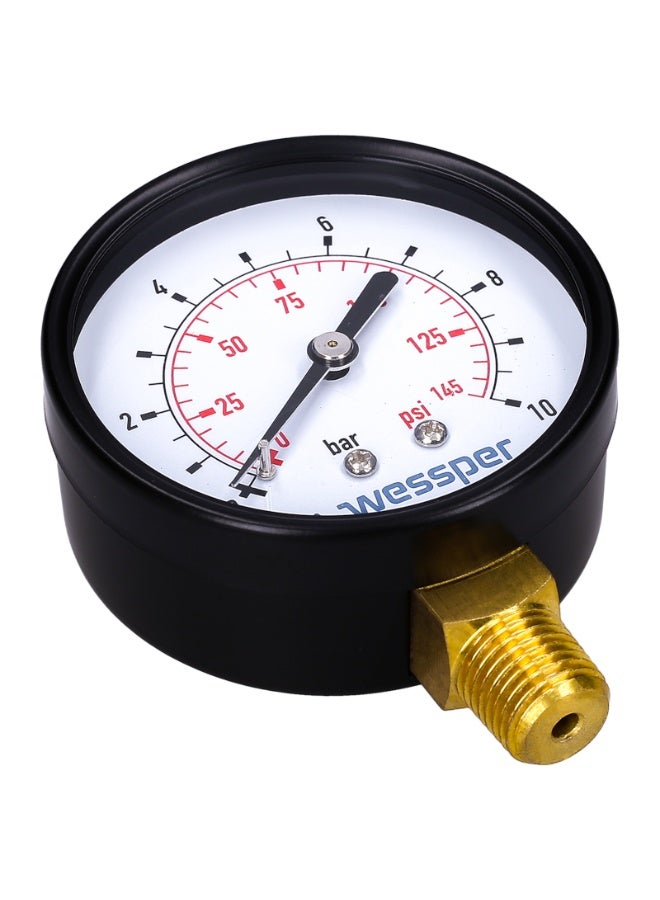 عداد ضغط (مانومتر) من ويسبر مع محول — 2 قطعة لنظام فلترة المياه TripleMax 3/4 بوصة - Image 4