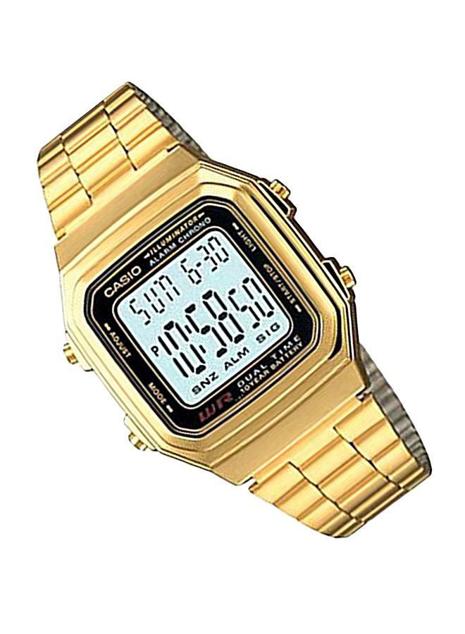 CASIO Men Men's Digital Watch A178WGA-1ADF - 34 mm - Gold - Image 3