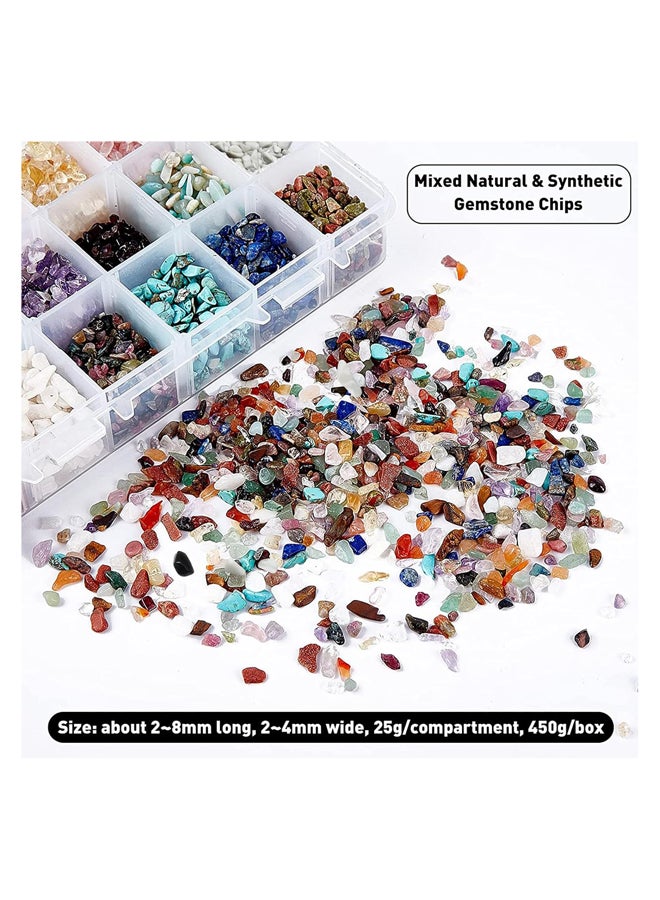 Beads Gemstone Beads, Various Natural Ground Irregular Materials for Jewelry Making - Image 2