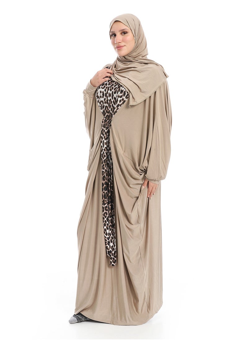 سيزار اسدال صلاة حريمي مزود بنقش تايجر  - Image 2