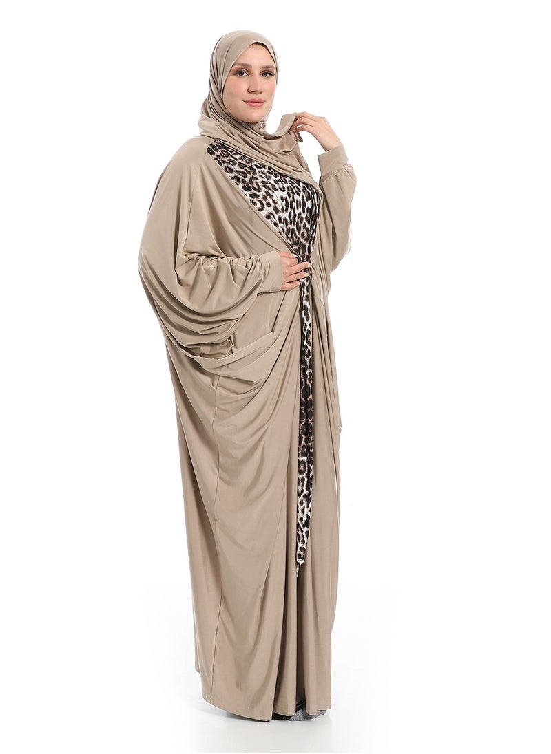 سيزار اسدال صلاة حريمي مزود بنقش تايجر  - Image 3