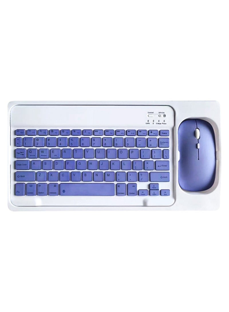 MAKS & CO. Bluetooth Keyboard and Mouse Combo – Rechargeable Wireless Set for Phones & Tablets - Image 1