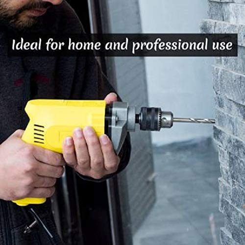 MLD مثقاب كهربائي يدوي MLD 350W450W صغير 10 مم مع مجموعة 3 قطع من بتات مخروطية للخشب والمعادن والخرسانة - Image 5