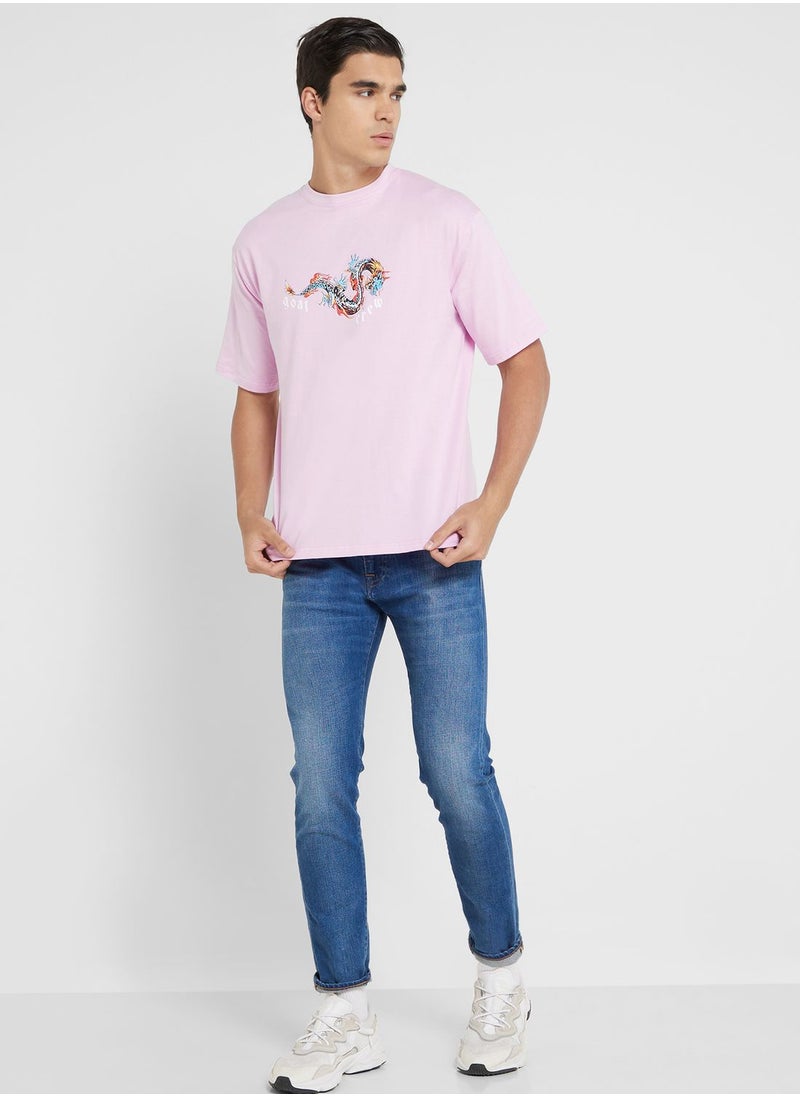 Seventy Five - Oversized Graphic Tee - Image 1