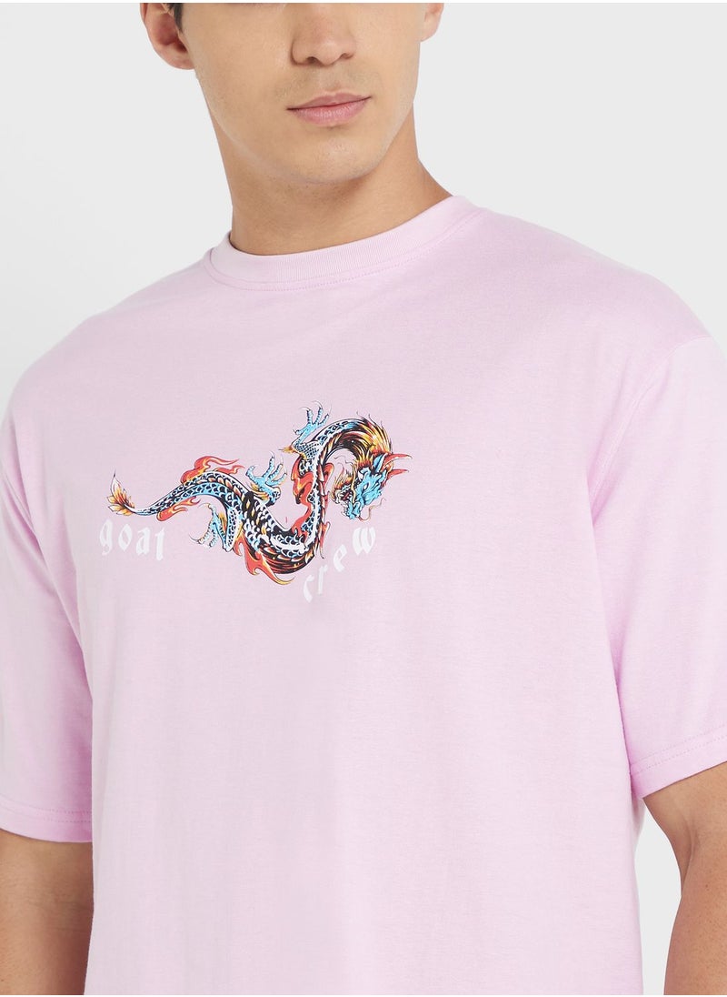 Seventy Five - Oversized Graphic Tee - Image 1