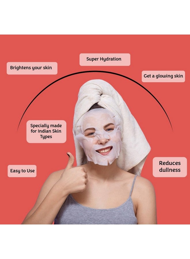 MasKing Superfood Tomato Sheet Mask for Skin Brightening, Hydrating for Women and Men, Pack of 5 - Image 5