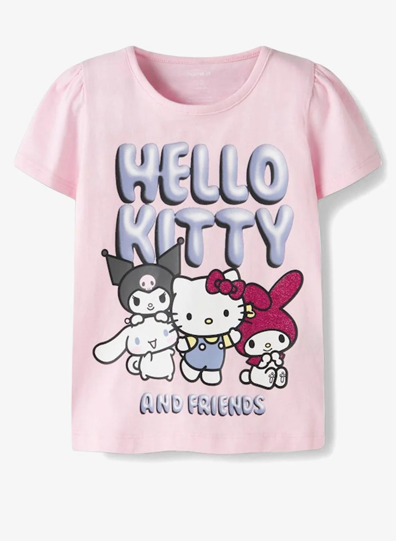 Name It  Kids Hello Kitty Crew Neck T-Shirt for Women | Best Price UAE