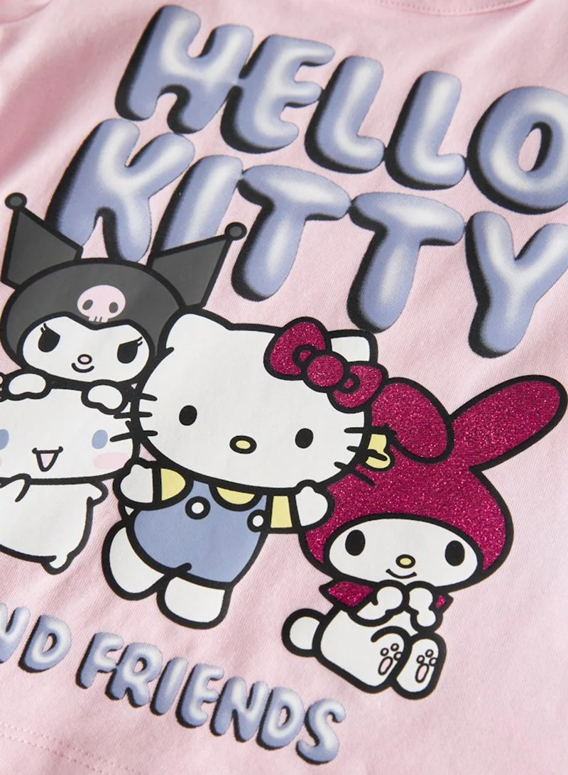 Name It  Kids Hello Kitty Crew Neck T-Shirt for Women | Best Price UAE