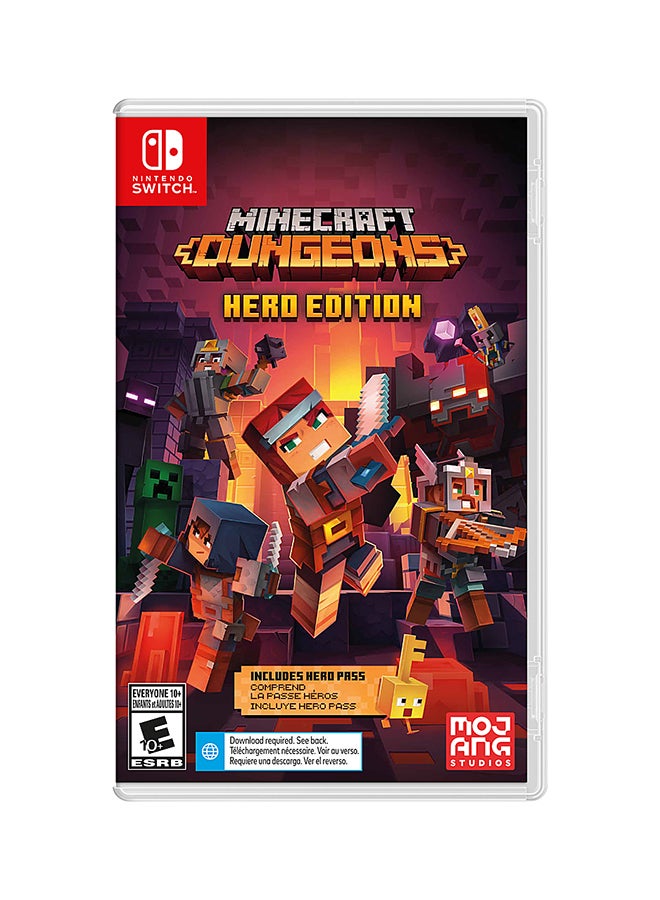 لعبة الفيديو "Minecraft Dungeons" - (إصدار عالمي) - nintendo_switch