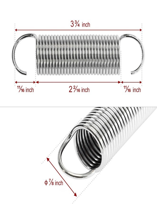yaaqoo 3-3/4 inch Overall Length Recliner Sofa Chair Mechanism Tension Springs Replacement Parts [Pack of 2] - Image 2