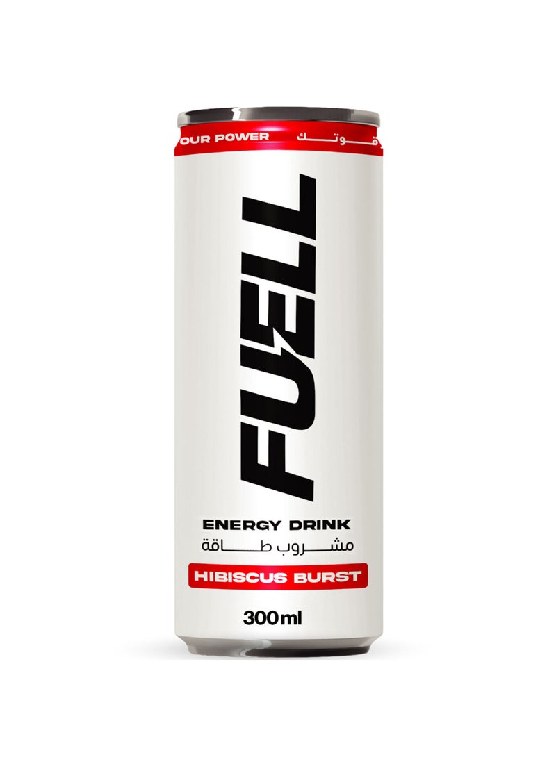 Fuell Hibiscus Burst Energy Drink Can - Image 1