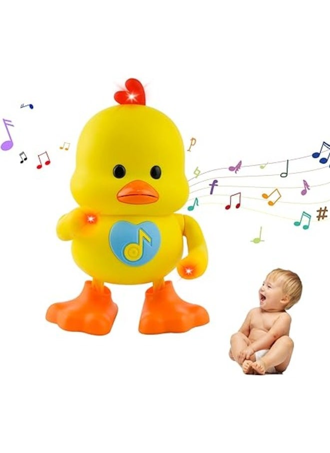 Toy Box - Interactive Dancing Walking Electric Smart Duck Toys with Music and LED Light Early Learning Toy for Birthday Kids Gift Boy & Girl - Image 1