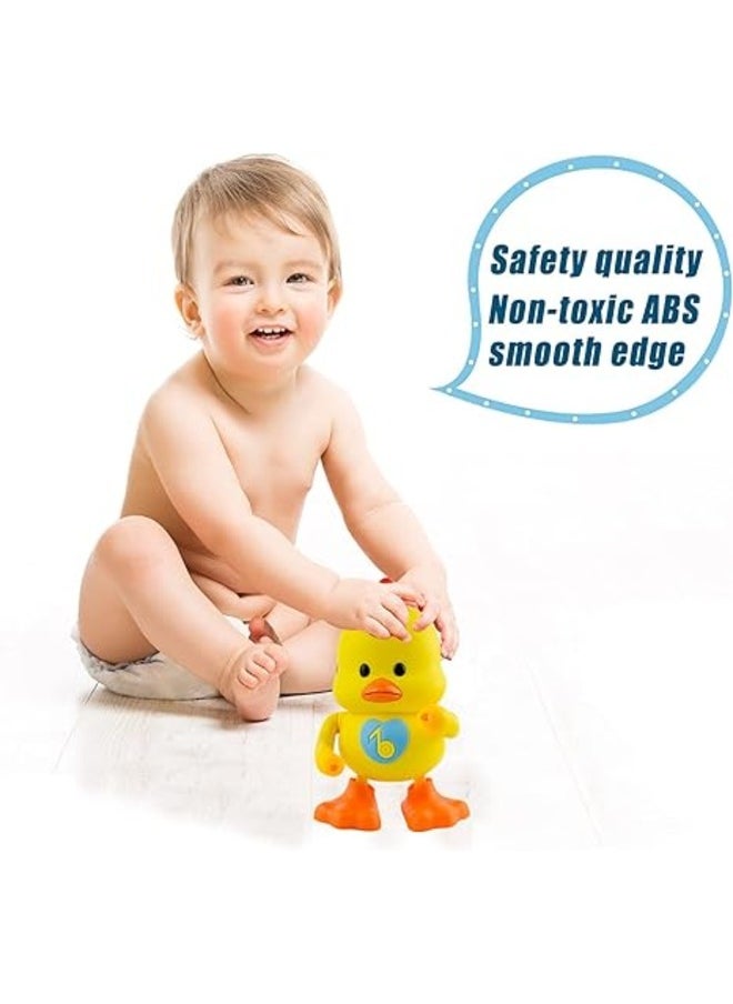 Toy Box - Interactive Dancing Walking Electric Smart Duck Toys with Music and LED Light Early Learning Toy for Birthday Kids Gift Boy & Girl - Image 1