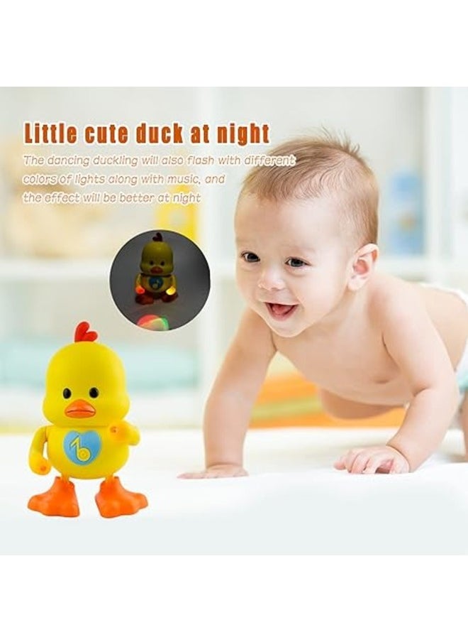 Toy Box - Interactive Dancing Walking Electric Smart Duck Toys with Music and LED Light Early Learning Toy for Birthday Kids Gift Boy & Girl - Image 1