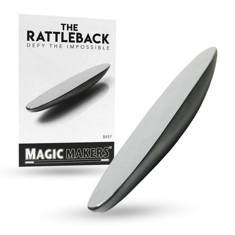 Magic Makers The Rattleback, Physics Toy, Real Metal Alloy Collector's Edition - Image 1