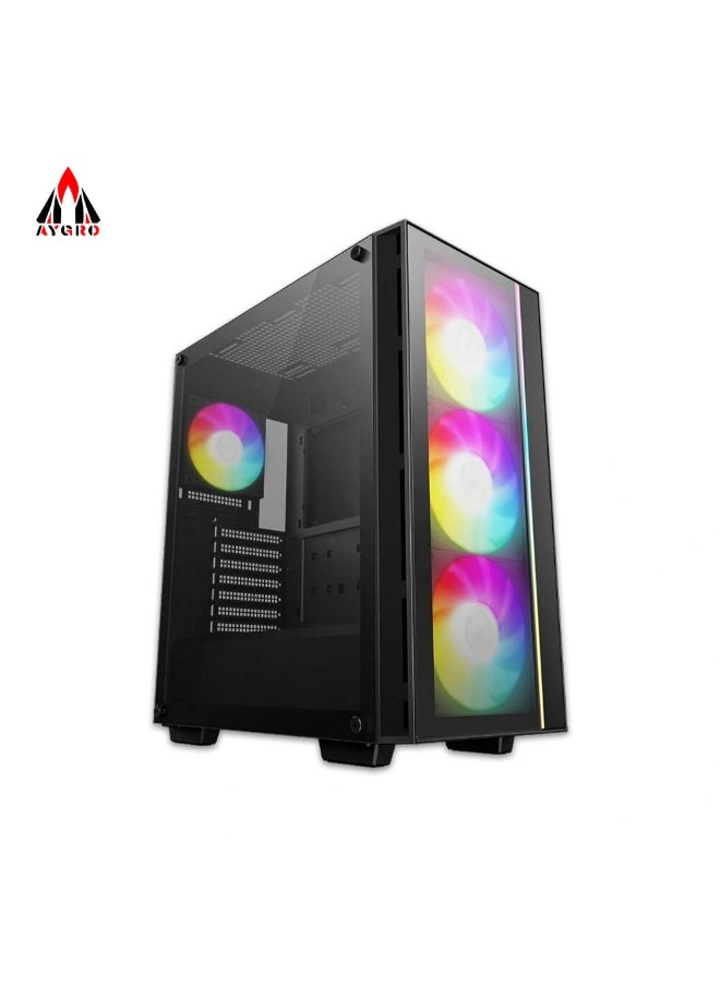 AYGRO Fusion Gaming PC AMD RYZEN 7 7700X, RTX 3050, M/B B650M-A, 32GB RAM, 1TB SSD, 650W PSU, Windows 11  - Image 1